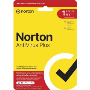 Norton Antivirus Plus 2Gb Af 1 User 1 Device 12Mo Wrt Drmkey Ftp