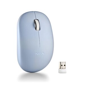 Mouse Ngs Fog Silent Wireless 2.4Ghz Azul