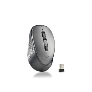 Mouse Ngs Dew Silent Wireless 2.4Ghz Cinzento