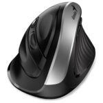 Mouse Genius Wifi Silent Ergo 8250S Preto/Cinzento