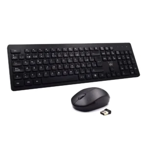 Teclado+Mouse Ewent Wireless Receiver Type C+A